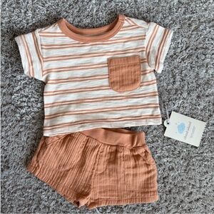•NWT•Cloud Island• 2-pc Short Set| Newborn